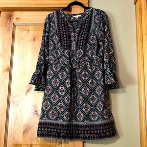 Skies Are blue- fall dress